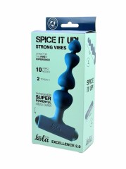 Анальная цепочка с перезаряжаемой вибропулей Lola Games Spice it Up Excellence 2.0