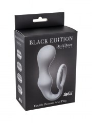Анальная пробка с эрекционным кольцом Double Pleasure Anal Plug Grey
