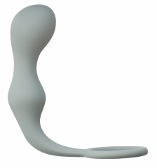 Анальная пробка с эрекционным кольцом Double Pleasure Anal Plug Grey