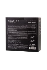 Анальная пробка с эрекционным кольцом Erotist черная L*****