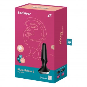 Анальная пробка с вибрацией Satisfyer Plug Ilicious 2 черная