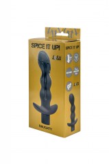 Анальная пробка с вибрацией Spice it up Naughty Dark Grey