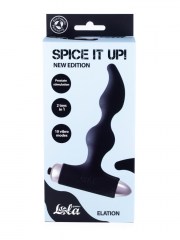 Анальная пробка с вибрацией Spice it up New Edition Elation Black