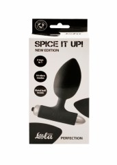 Анальная пробка с вибрацией Spice it up New Edition Perfection черная
