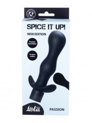 Анальная пробка с вибрацией Spice it up Passion Dark Grey