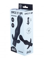 Анальная пробка с вибрацией Spice it up Passion Dark Grey