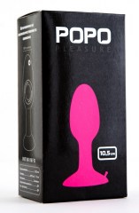 Анальная пробка со смещенным центром тяжести POPO Pleasure 10,5см
