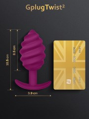 Анальная пробка витая Gvibe Gplug Twist 2