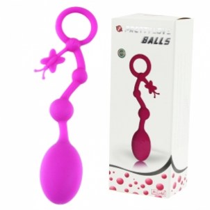 Анальные бусы Baile Pretty Love Balls