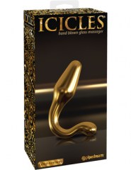 Анальный стимулятор ICICLES Gold Edition G12 цвет золотой
