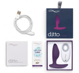 Анальный стимулятор с вибрацией We-Vibe Ditto фиолетовая