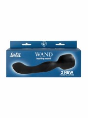Двусторонний нагревающийся вибратор микрофон Вонд Heating Wand черный