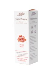 Эликсир для массажа "Triple Pleasure" Французская карамель 65 гр
