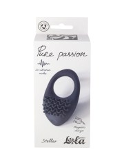 Эрекционное виброкольцо Pure Passion Stellar Black