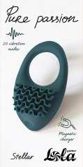 Эрекционное виброкольцо Pure Passion Stellar Green