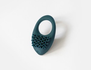 Эрекционное виброкольцо Pure Passion Stellar Green