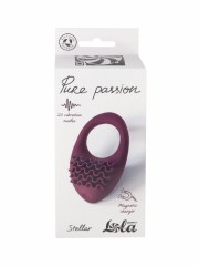 Эрекционное виброкольцо Pure Passion Stellar Wine Red