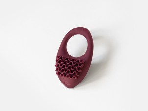 Эрекционное виброкольцо Pure Passion Stellar Wine Red