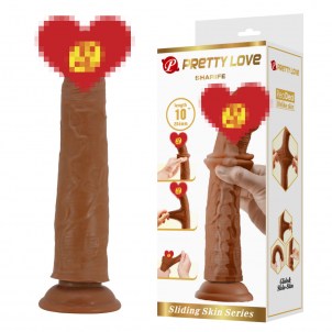 Фаллоимитатор реалистичный с подвижной кожей Baile Pretty Love Sharife