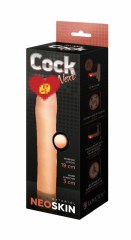 Фаллоудлинитель неоскин с реалистичной головкой Cock Next