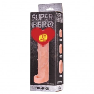 Фаллоудлинитель реалистичный SUPER HERO Champion