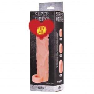Фаллоудлинитель реалистичный SUPER HERO giant