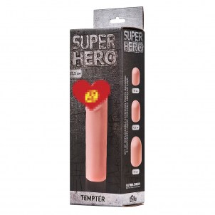 Фаллоудлинитель реалистичный SUPER HERO Tempter