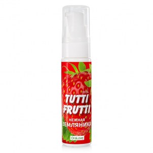 Гель TUTTI-FRUTTI ЗЕМЛЯНИКА серии OraLove, 30г