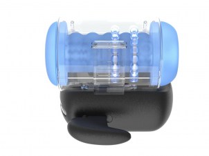 Инновационный робот-мастурбатор Amovibe Black Knight  Massaging Beads с функцией массажа бусинами