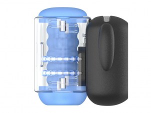 Инновационный робот-мастурбатор Amovibe Black Knight  Massaging Beads с функцией массажа бусинами