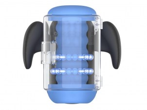 Инновационный робот-мастурбатор Amovibe Black Knight  Massaging Beads с функцией массажа бусинами