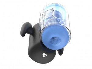 Инновационный робот-мастурбатор Amovibe Black Knight  Massaging Beads с функцией массажа бусинами
