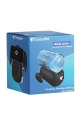 Инновационный робот-мастурбатор Amovibe Black Knight с функциями пенетрации, вибрации и нагрева