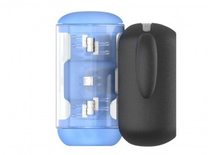 Инновационный робот-мастурбатор Amovibe Black Knight с функциями пенетрации, вибрации и нагрева