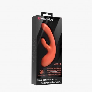Инновационный вибратор кролик Amovibe Vibella