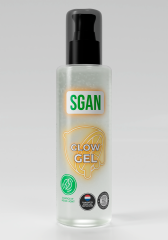Интимный гель на водной основе SGAN GLOW GEL с эффектом свечения, 110 мл