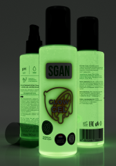 Интимный гель на водной основе SGAN GLOW GEL с эффектом свечения, 110 мл