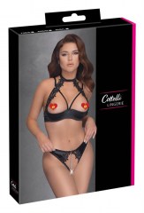 Комплект: бюстгалтер и трусики Cottelli Collection Hebe Stickerei