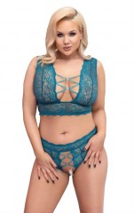 Комплект Cottelli Collection Bra Set teal