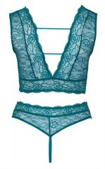 Комплект Cottelli Collection Bra Set teal