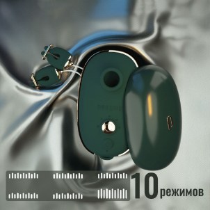 Комплект: Виброзажимы на соски Qingnan №2 + Вакуумно-волновой стимулятор клитора Qingnan №0