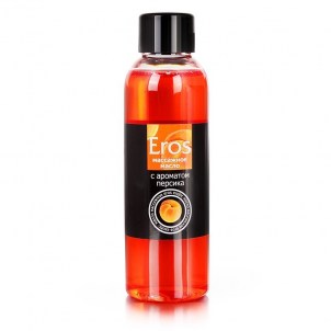 Масло массажное EROS EXOTIC с ароматом персика, 75 мл
