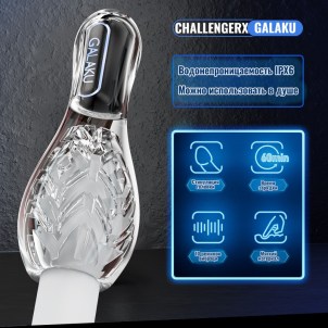 Мастурбатор мини с вибрацией GALAKU Challengerx