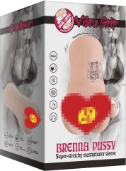 Мастурбатор XISE Brenna Pussy с вибрацией
