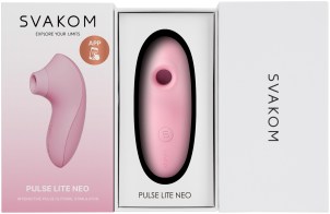 Мембранно-волновой клиторальный стимулятор SVAKOM Pulse Lite Neo Pale Rosette