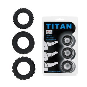 Набор из 3 Эрекционных колец Titan