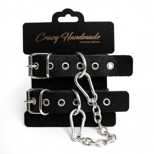 Наручники однослойные прямоугольные Crazyhandmade