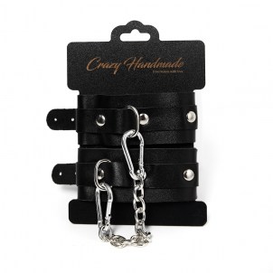 Наручники однослойные скругленные Crazyhandmade