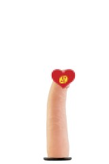 Насадка на страпон с коннектором Lovetoy GREEN LINE 17,8см