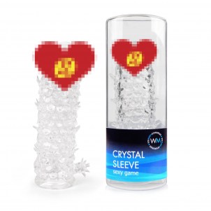 Насадка силиконовая EROWOMAN-EROMAN Crystal Sleeve